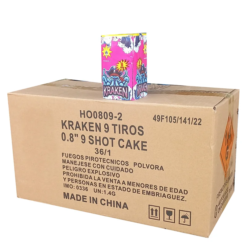 TORTA 9 TIROS KRAKEN