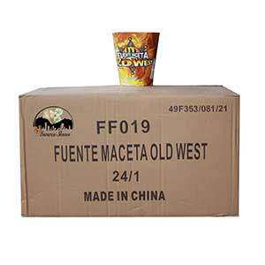 FUENTE MACETA OLD WEST
